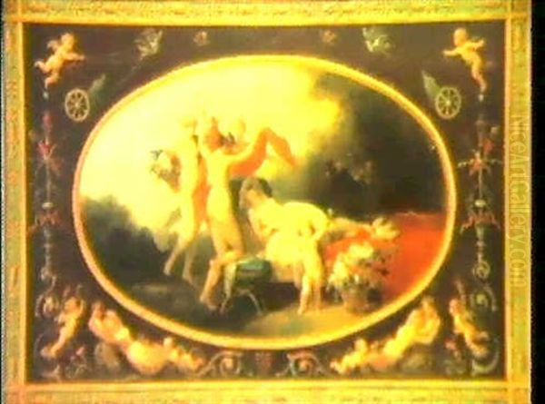 Le Reveil De Psyche Oil Painting by Jean-Frederic Schall