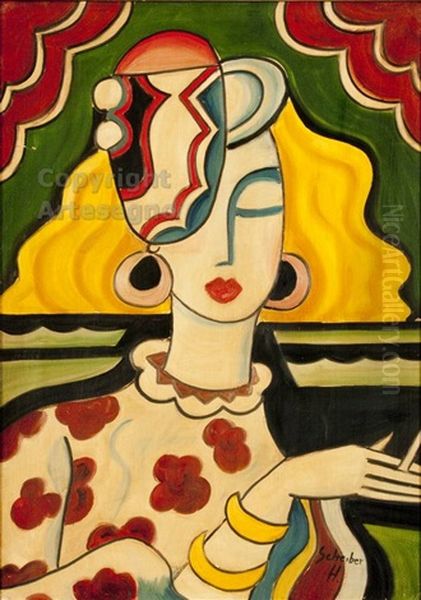 Senza Titolo Oil Painting by Hugo Scheiber