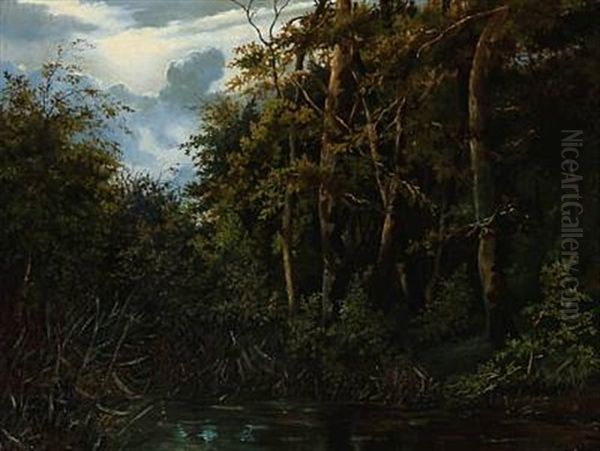 Hestetangsaen, Denmark Oil Painting by Carl Scheuermann