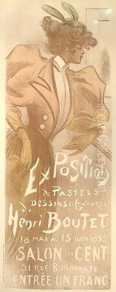 Exposition De Pastels Dessins Et Gravures Di Henry Boutet Oil Painting by Henri Boutet