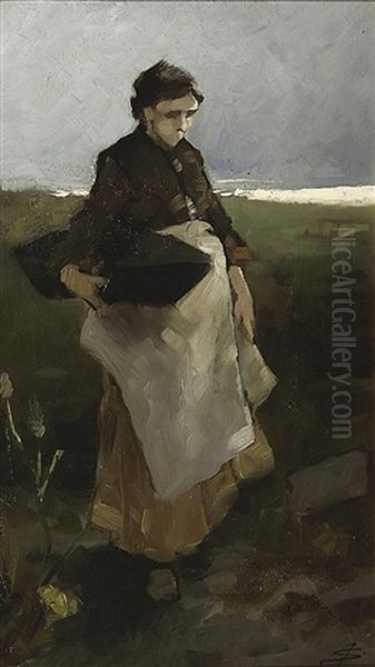 Smutny Navrat Oil Painting by Jacob Schikaneder