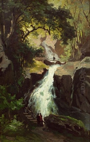 Myrafalle Oil Painting by Emil Jacob Schindler