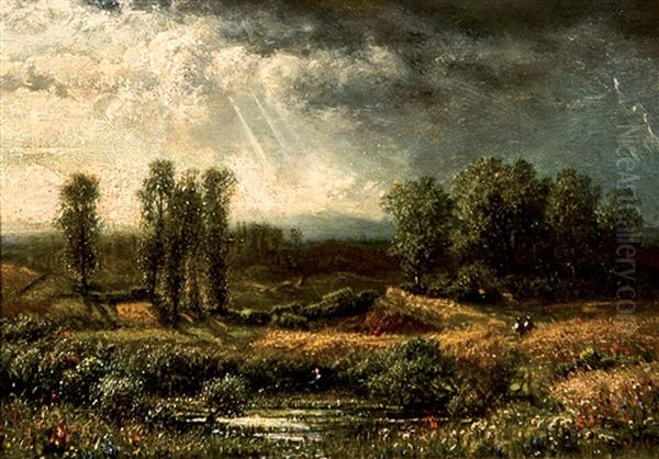 Paisaje Oil Painting by Johann Wilhelm Schirmer