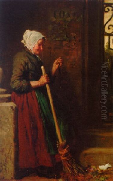 Hope Restored Oil Painting by Felix Schlesinger