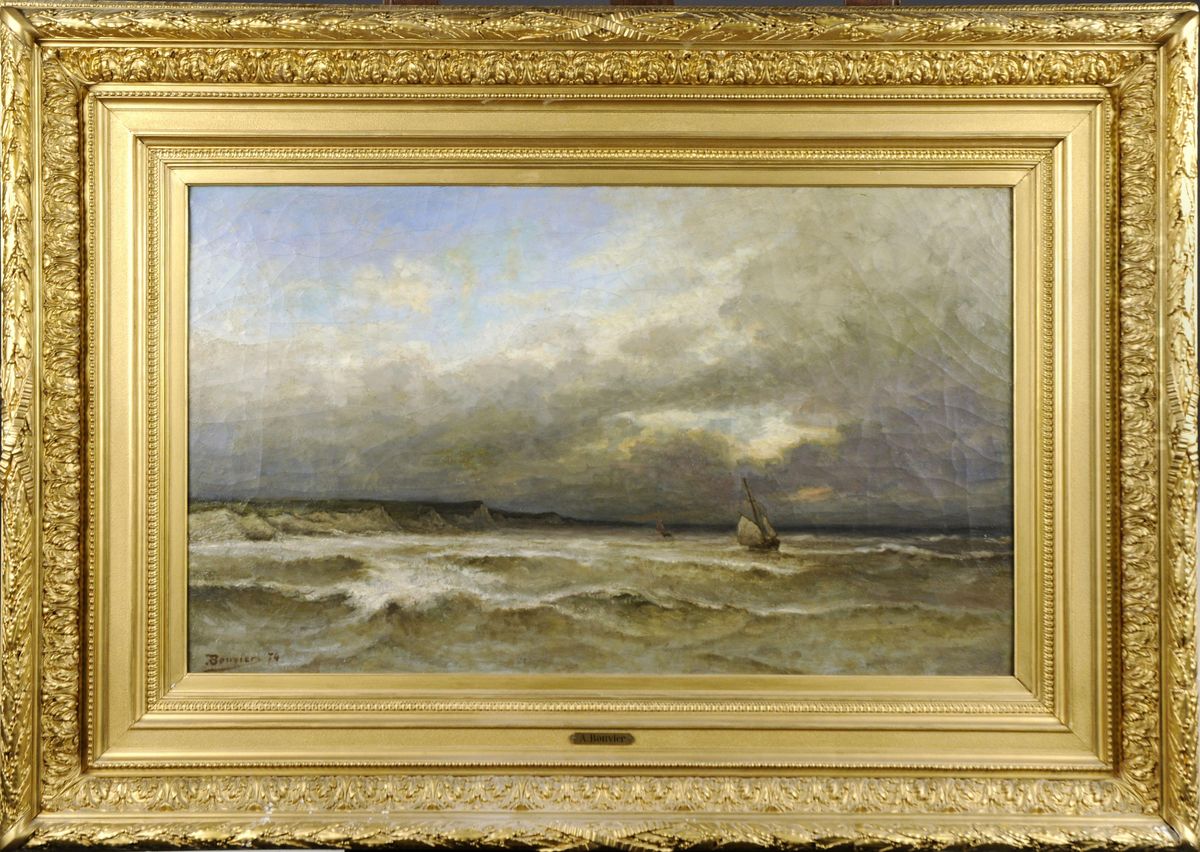 Marine Oil Painting by Arthur Bouvier