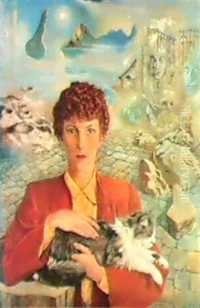 Portrait Speedy Schlichter Oil Painting by Rudolf Schlichter