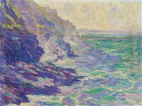 Landschaft Am Meer Oil Painting by Willy Schlobach