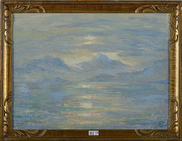 Cote Montagneuse Oil Painting by Willy Schlobach