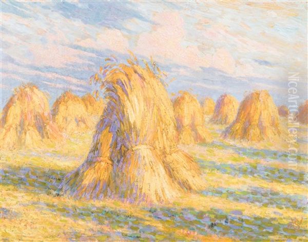 Apres L'orage (1904) Oil Painting by Willy Schlobach