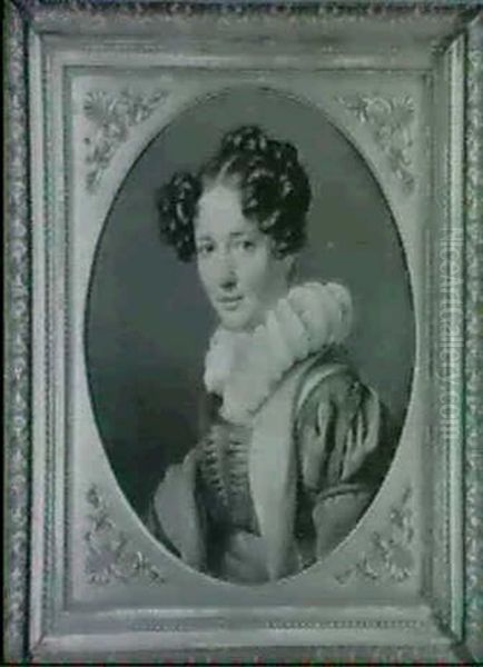 Friederike Neidhardt, Geb. Oil Painting by Joseph Schlotthauer