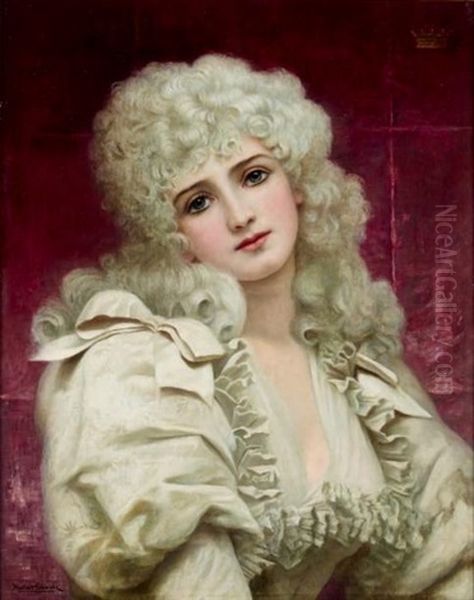 The Young Duchess Oil Painting by Herbert Gustav Schmalz