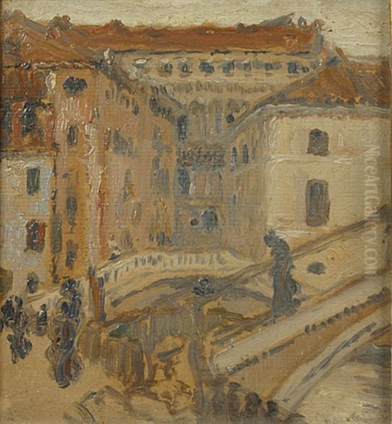 Zicht Op Venetie Oil Painting by Jules Schmalzigaug