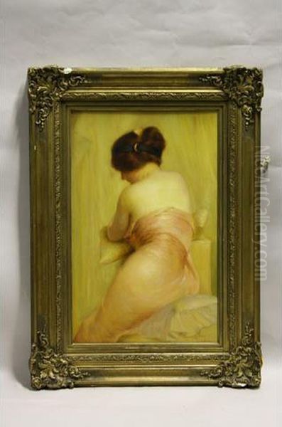 Mlle Cleo De Merode Baronn Oil Painting by Gaston Bouy