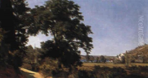 Valley Of Sweet Water Oil Painting by Max Schmidt