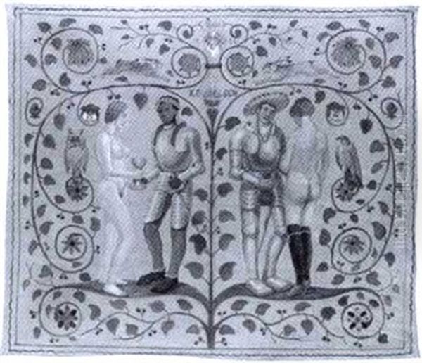 Allegorie Der Jagd (und Des Wohlstands) Oil Painting by Karl Friedrich Schobinger