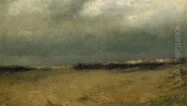 Gewitterstimmung Oil Painting by Adolf Schreyer