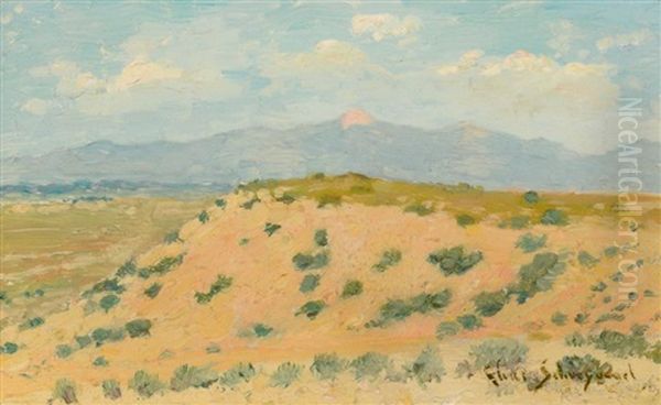 Blackfoot Preservation Oil Painting by Charles Schreyvogel