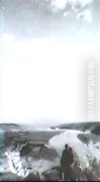 Blick Von Der Boselspitze Oil Painting by Bernhard Schroeter