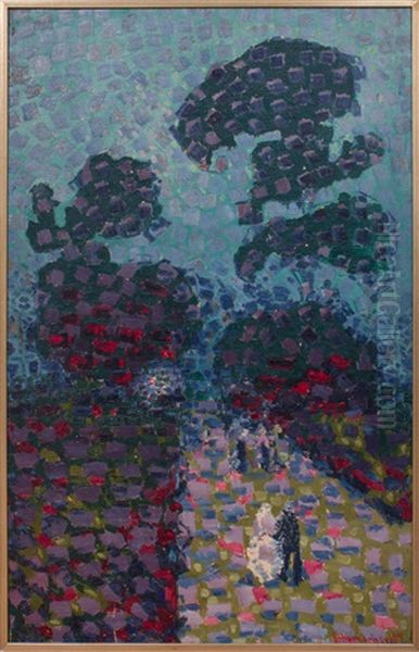 Woodstock Landscape Oil Painting by William Schumacher