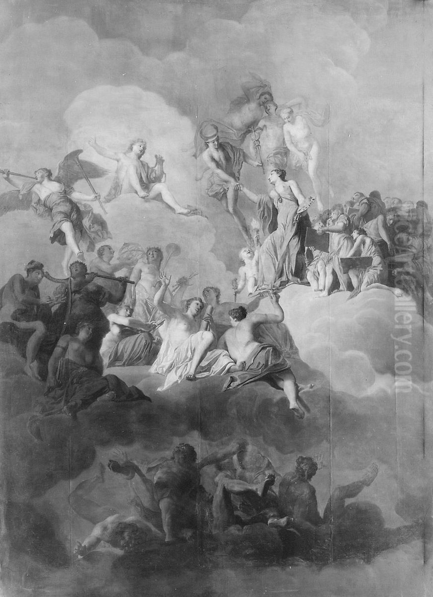 Allegorie Der Malerei Oil Painting by Jacob van Schuppen