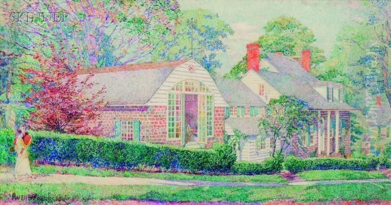 View Of Boyd's Nest Before The Wall Oil Painting by J. Rutherford Boyd