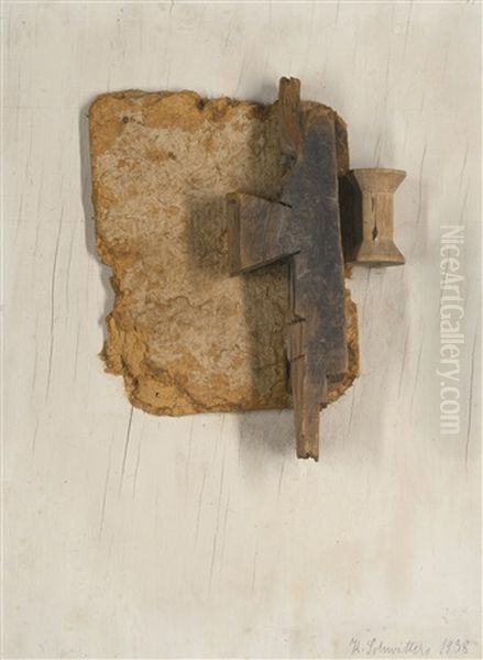 Pannaggi's Faselo (pannaggi's Sailboat) Oil Painting by Kurt Schwitters