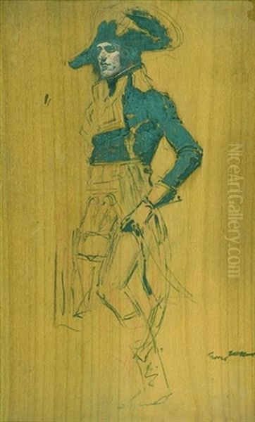 Portrait De Bonaparte En Egypte Oil Painting by George Gilbert, Sir Scott