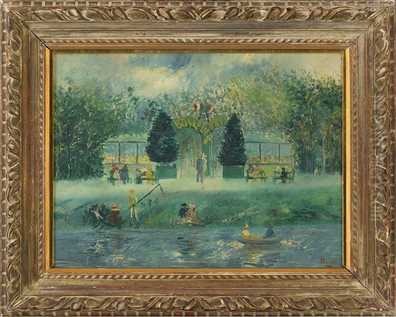 Landscape Oil Painting by Emile Boyer