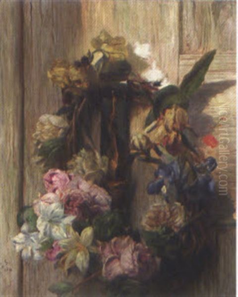 Natura Morta Oil Painting by Luigi Scrosati