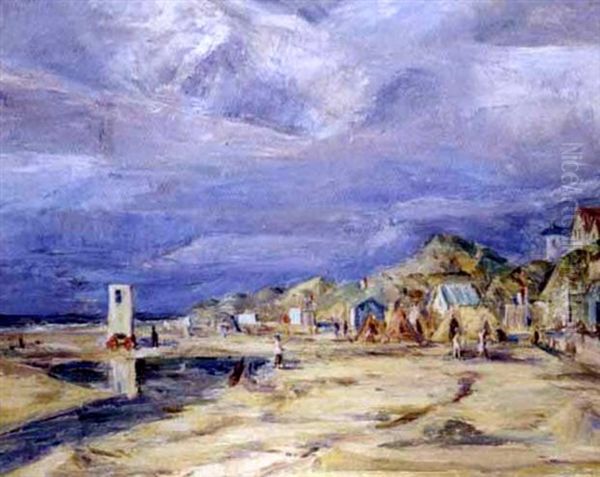 By The French Seaside Oil Painting by Elliott Seabrooke