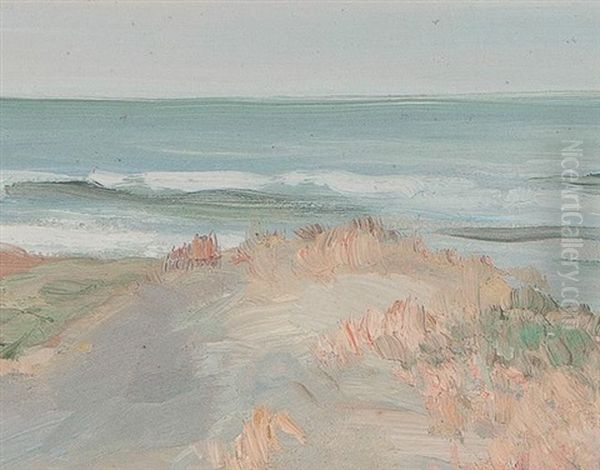 Sandy Beach Oil Painting by Kuroda Seiki