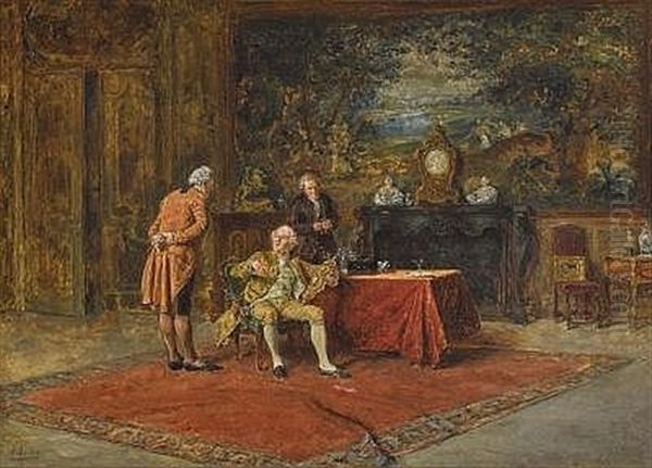 Der Antiquitatenhandler Oil Painting by Carl Seiler