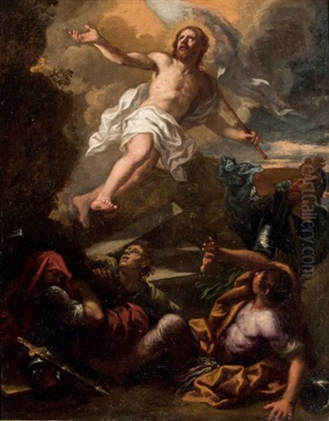 Jesus Saliendo Del Sepulcro Oil Painting by Daniel (Joseph D.) Seiter