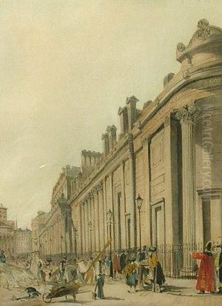 The Bank Oil Painting by Thomas Shotter Boys