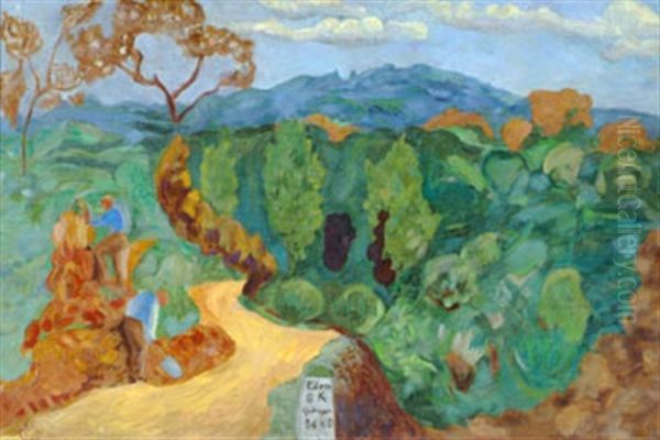 Le Chemin Jaune Oil Painting by Marguerite Serusier