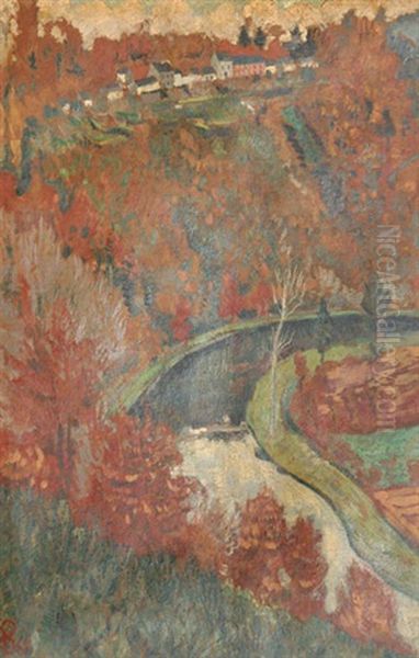 Chateauneuf, Vallee De L'aulne Oil Painting by Marguerite Serusier