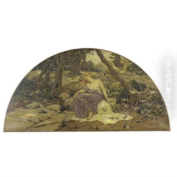 An Episode From The Life Of Psyche Oil Painting by Robert Van Vorst Sewell