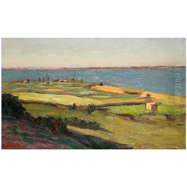L'etang Par Temps Calme Oil Painting by Rene Seyssaud