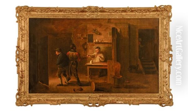 By The Wayside Oil Painting by George Shalders