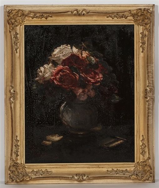 Roses Oil Painting by William Somerville Shanks