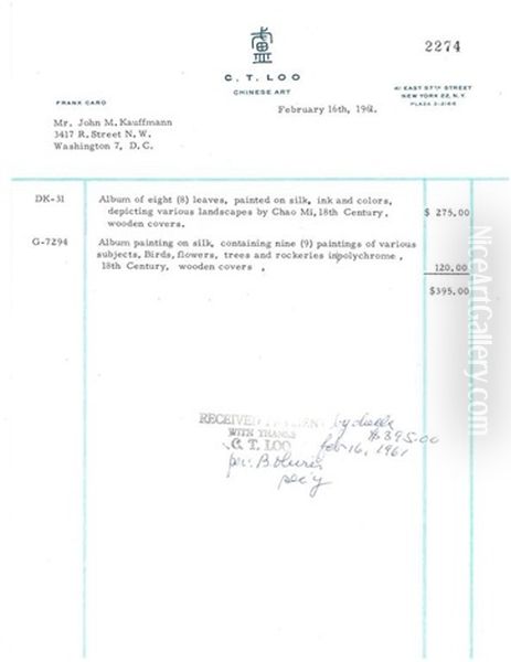 Landscape Album Oil Painting by Shao Mi