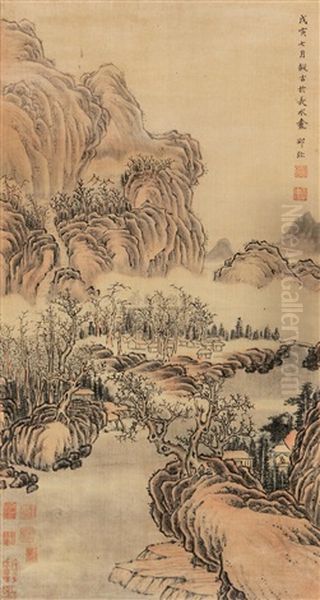 Landscape Oil Painting by Shao Mi