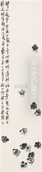 Chick Oil Painting by  Shao Yixuan