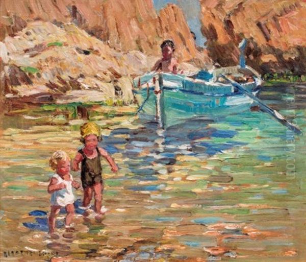 In Cornwall Oil Painting by Dorothea Sharp