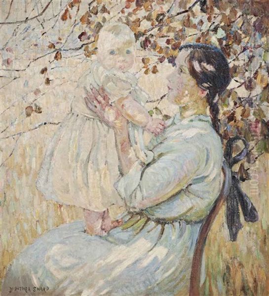 My New Sister Oil Painting by Dorothea Sharp