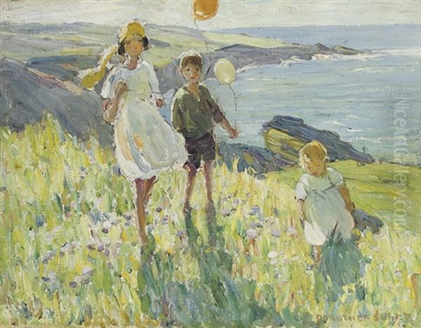Along The Cliffs Oil Painting by Dorothea Sharp