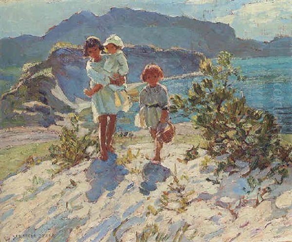 Early Morning, Cassis Oil Painting by Dorothea Sharp