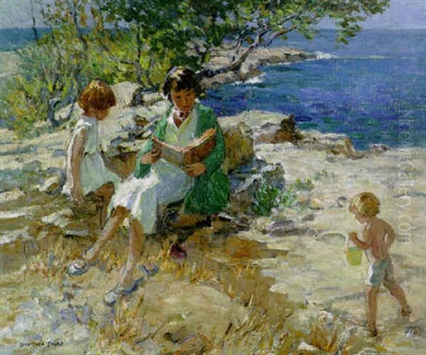 The Children's Story Oil Painting by Dorothea Sharp