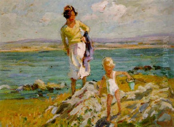 The Green Bucket Oil Painting by Dorothea Sharp