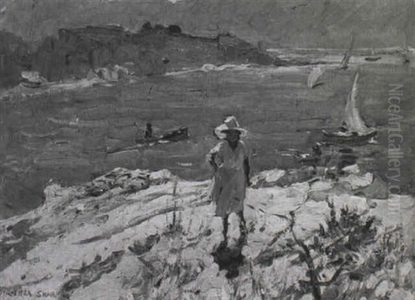 On The Headland Oil Painting by Dorothea Sharp